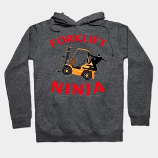 Forklift Ninja NFGR Forklift Operator Shirt Hoodie